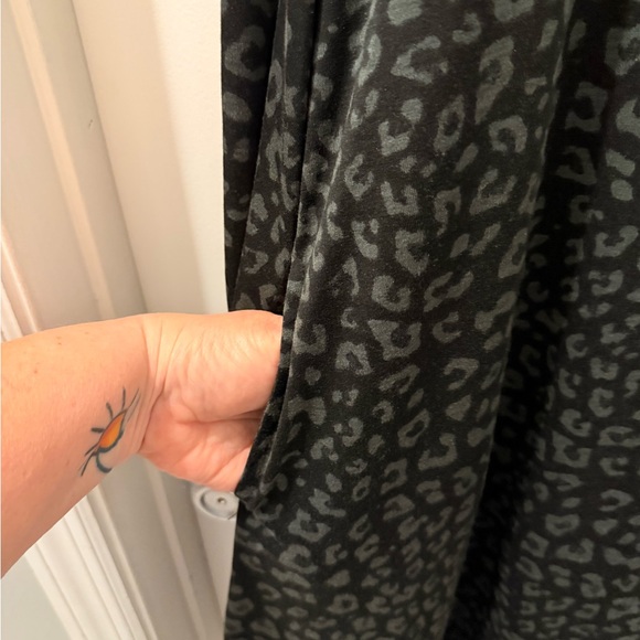 LuLaRoe “Emily” Black Animal Print Long Sleeve Dress - Picture 5 of 5
